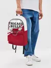 Рюкзак джинсовый / Chicago Bulls Red-White