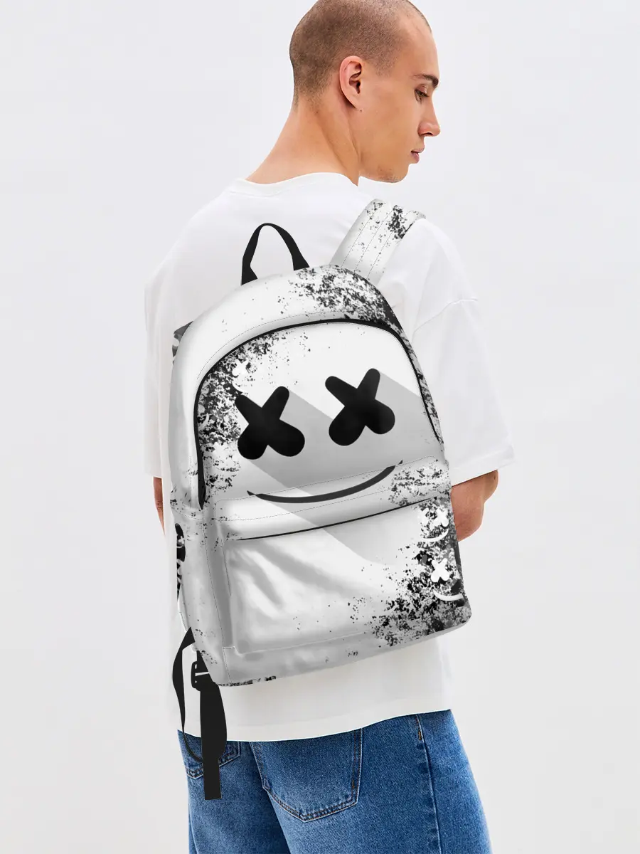 Рюкзак джинсовый / Marshmello