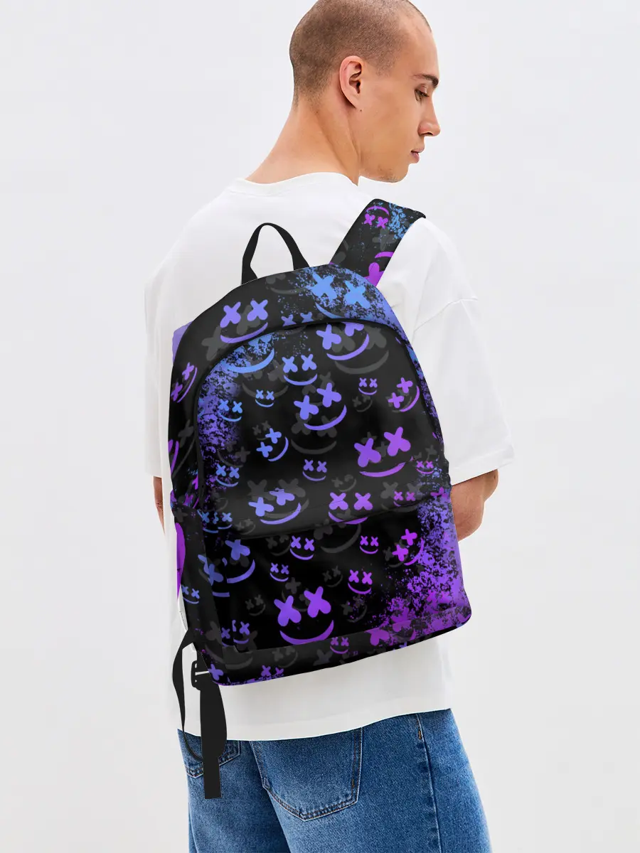 Рюкзак джинсовый / Marshmello