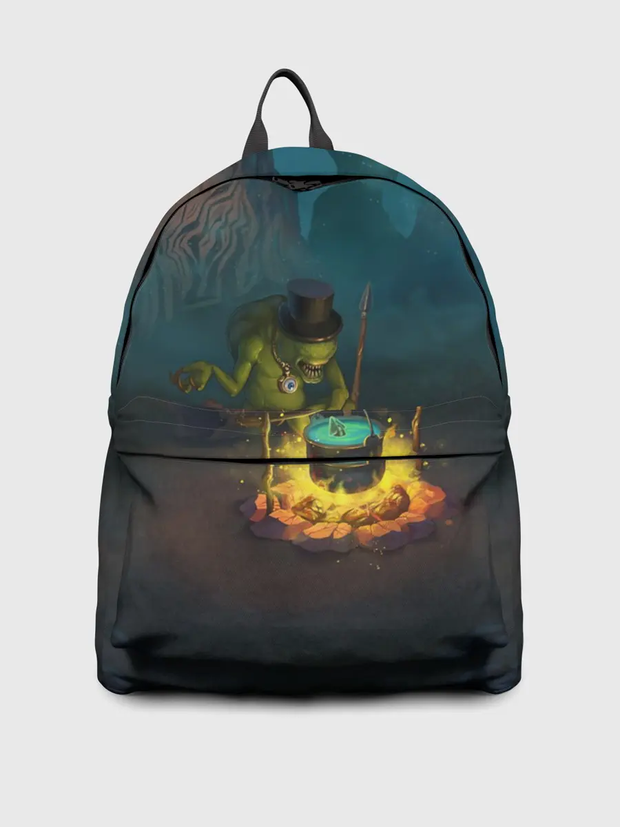 Рюкзак джинсовый / Сэр Троглодит - Болото, текст