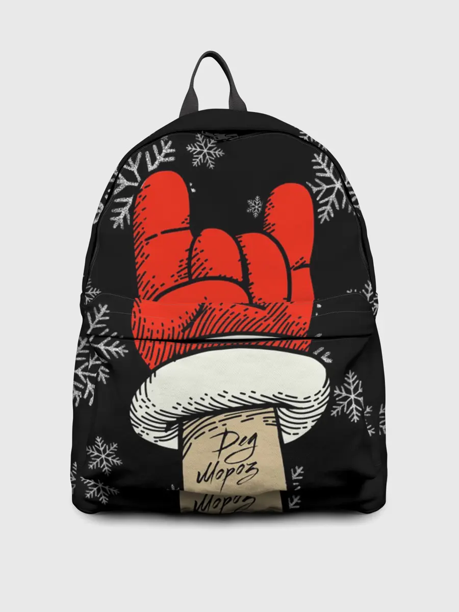 Рюкзак джинсовый / Рок Дед Мороз