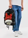 Рюкзак джинсовый / Рок Дед Мороз