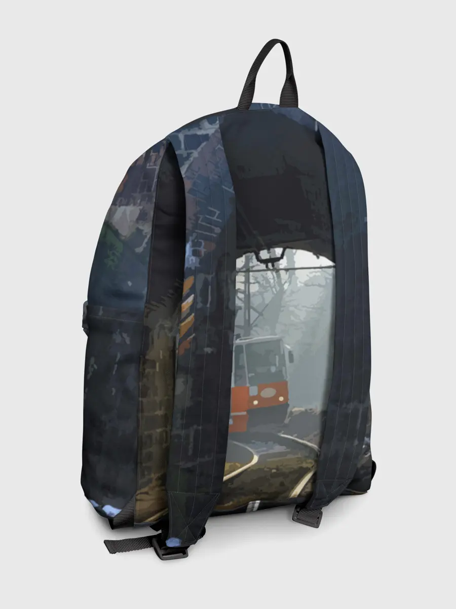 Рюкзак джинсовый / Трамвай