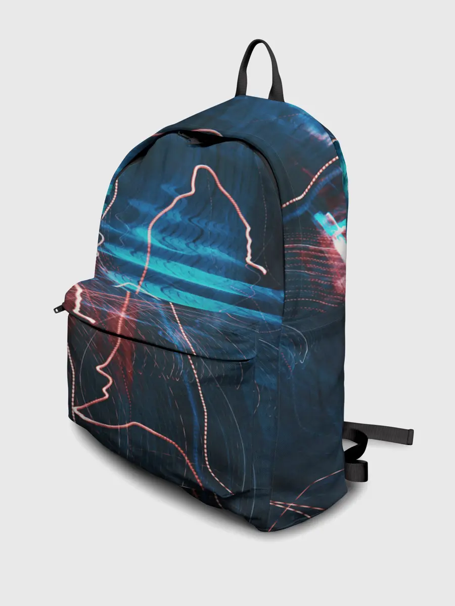 Рюкзак джинсовый / Freeze Light digital art