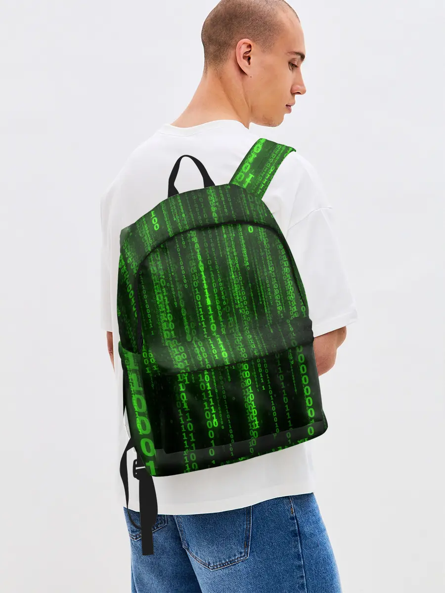 Рюкзак джинсовый / Компьютерный язык