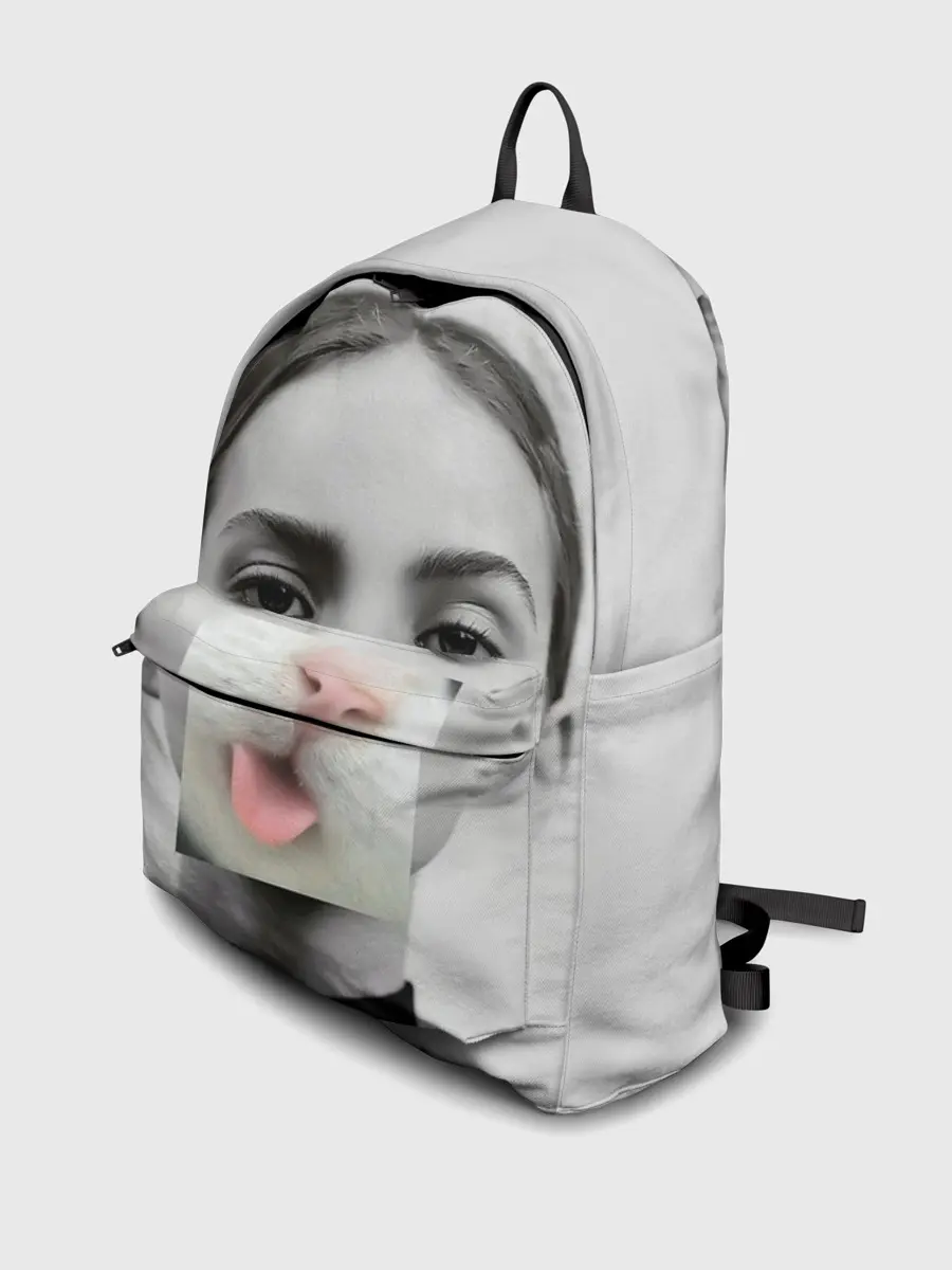 Рюкзак джинсовый / kitty face