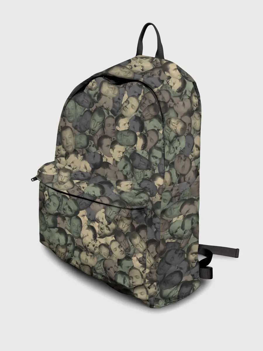 Рюкзак джинсовый / Камуфляж Зеленый Слоник