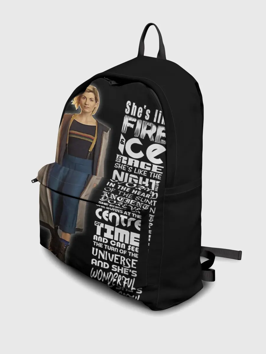 Рюкзак джинсовый / Доктор Кто