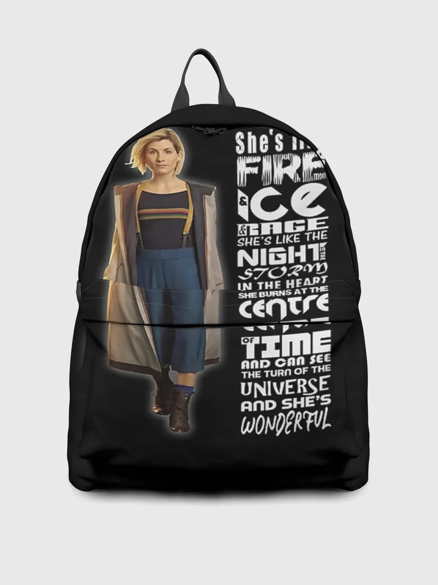 Рюкзак джинсовый / Доктор Кто