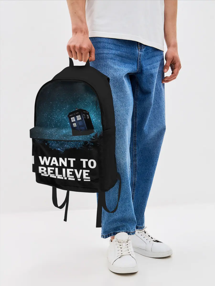 Рюкзак джинсовый / Doctor Who