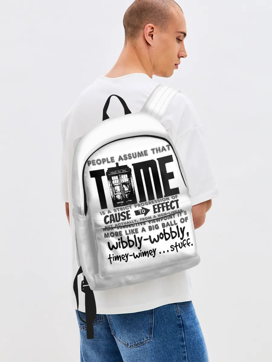 Рюкзак джинсовый / Doctor Who