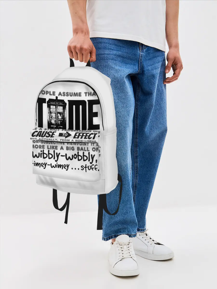 Рюкзак джинсовый / Doctor Who