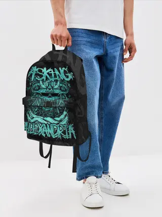 Рюкзак джинсовый / Asking Alexandria