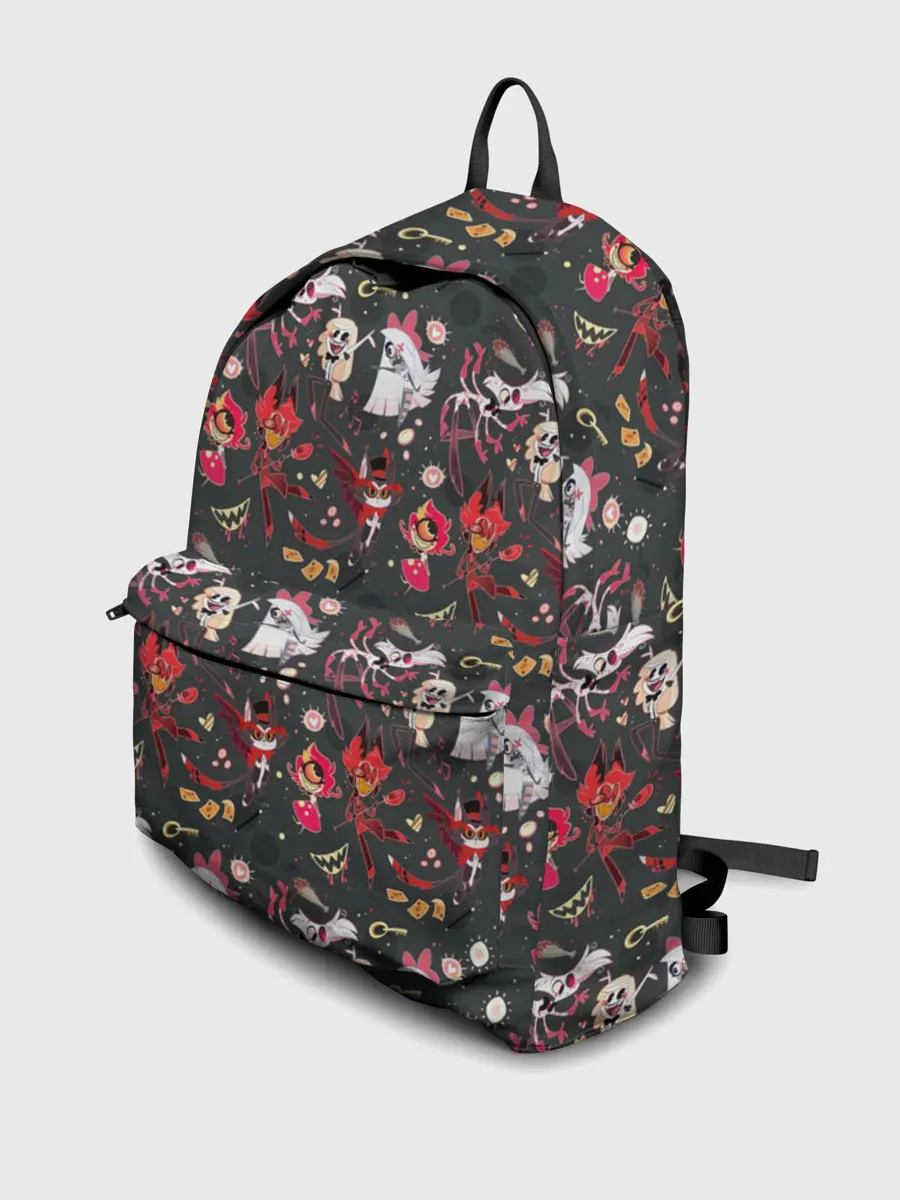 Рюкзак джинсовый / Hazbin Hotel