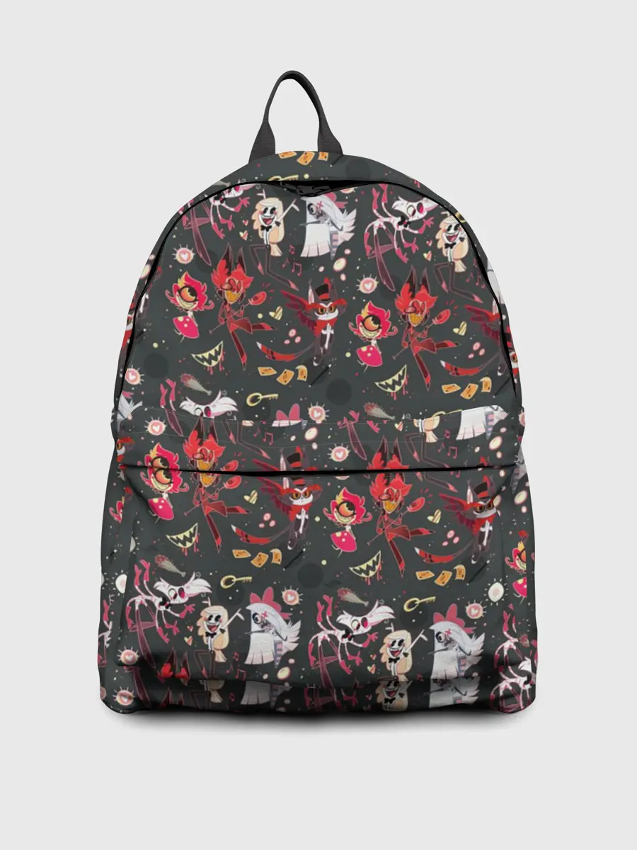 Рюкзак джинсовый / Hazbin Hotel