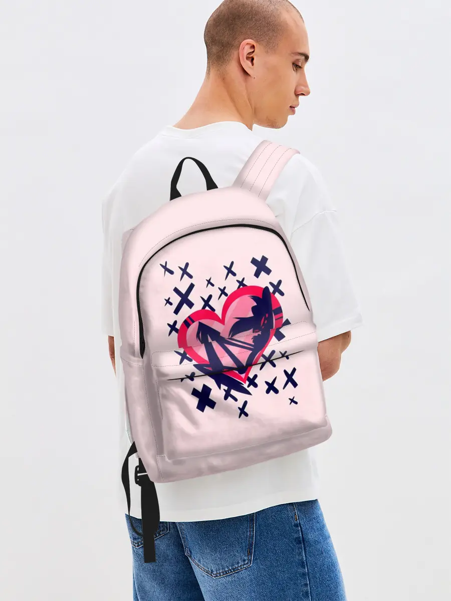 Рюкзак джинсовый / Отель Хазбин