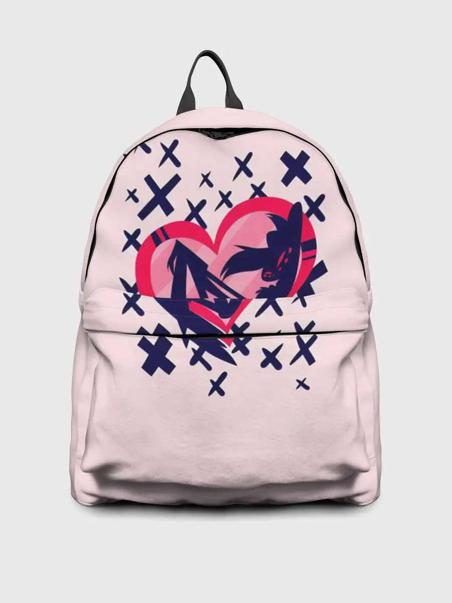 Рюкзак джинсовый / Отель Хазбин