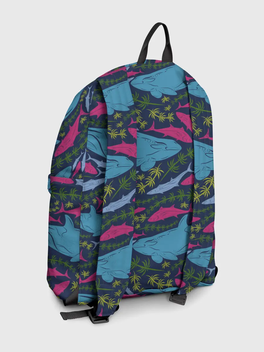 Рюкзак джинсовый / Касатки