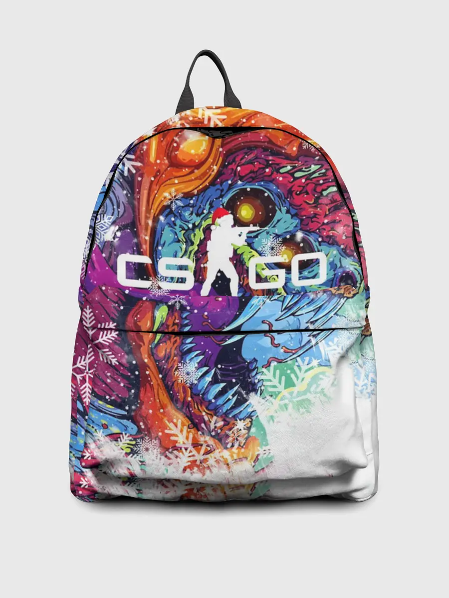 Рюкзак джинсовый / Новогодний CS GO