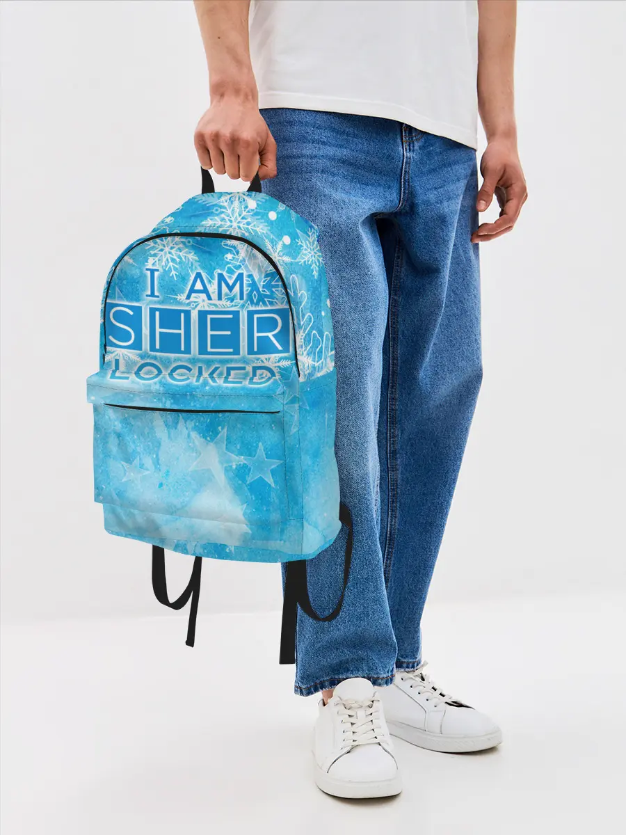 Рюкзак джинсовый / Новогодний Sherlock