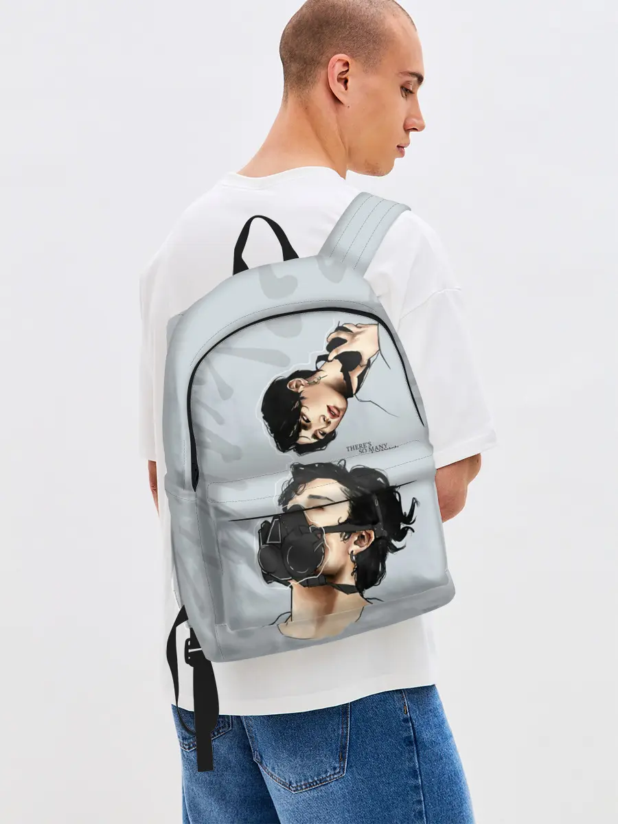 Рюкзак джинсовый / Stray Kids