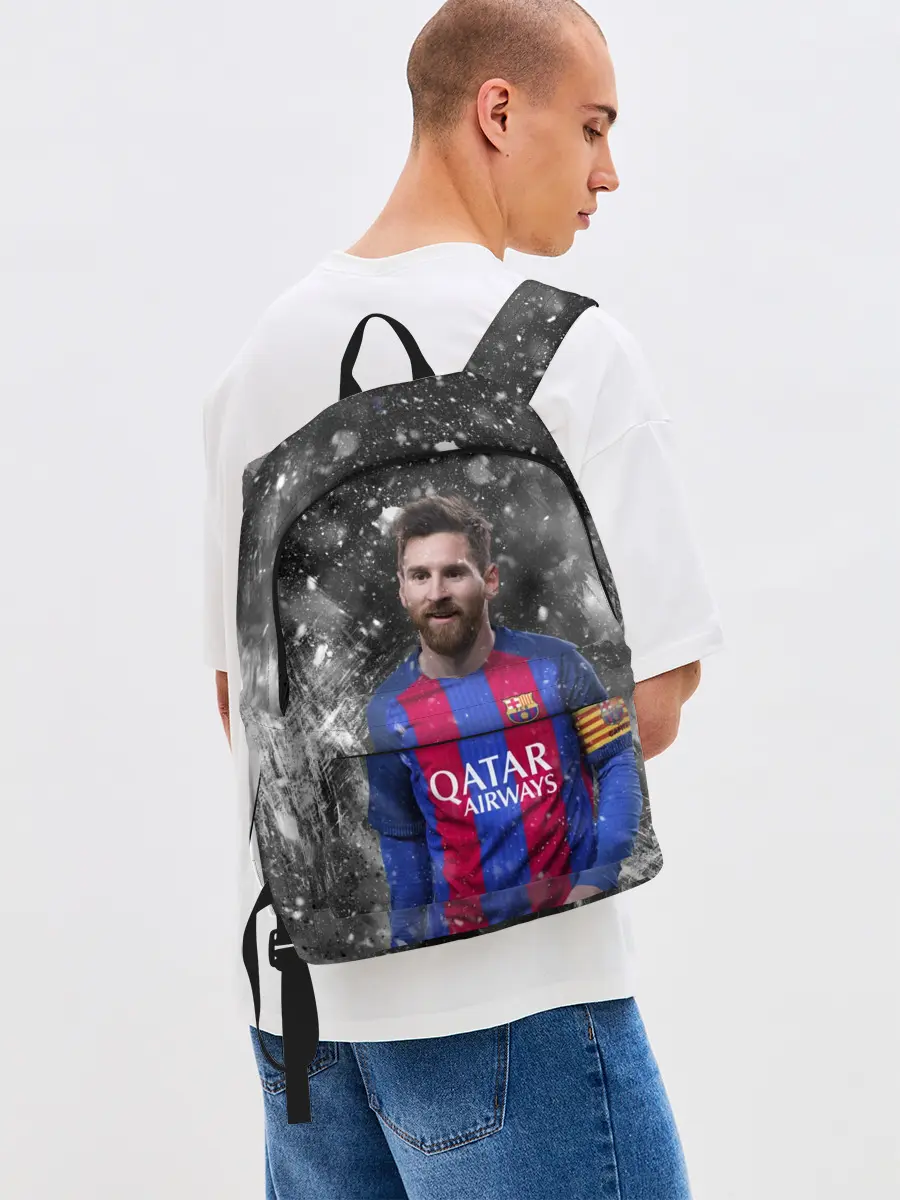 Рюкзак джинсовый / Лео Месси