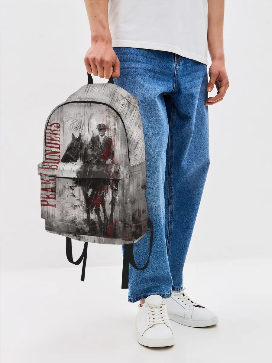 Рюкзак джинсовый / Острые козырьки