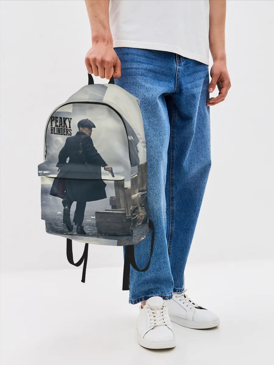 Рюкзак джинсовый / Острые козырьки