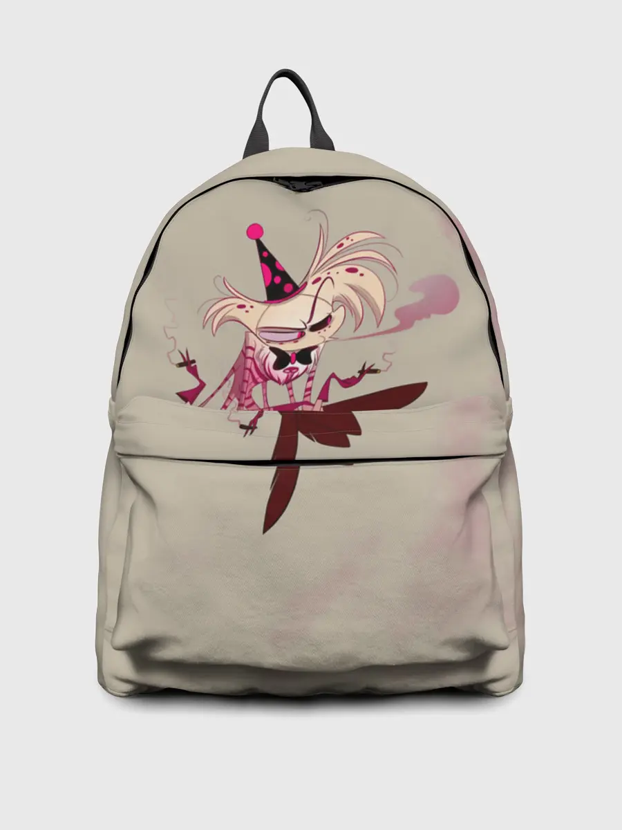 Рюкзак джинсовый / Hazbin Hotel