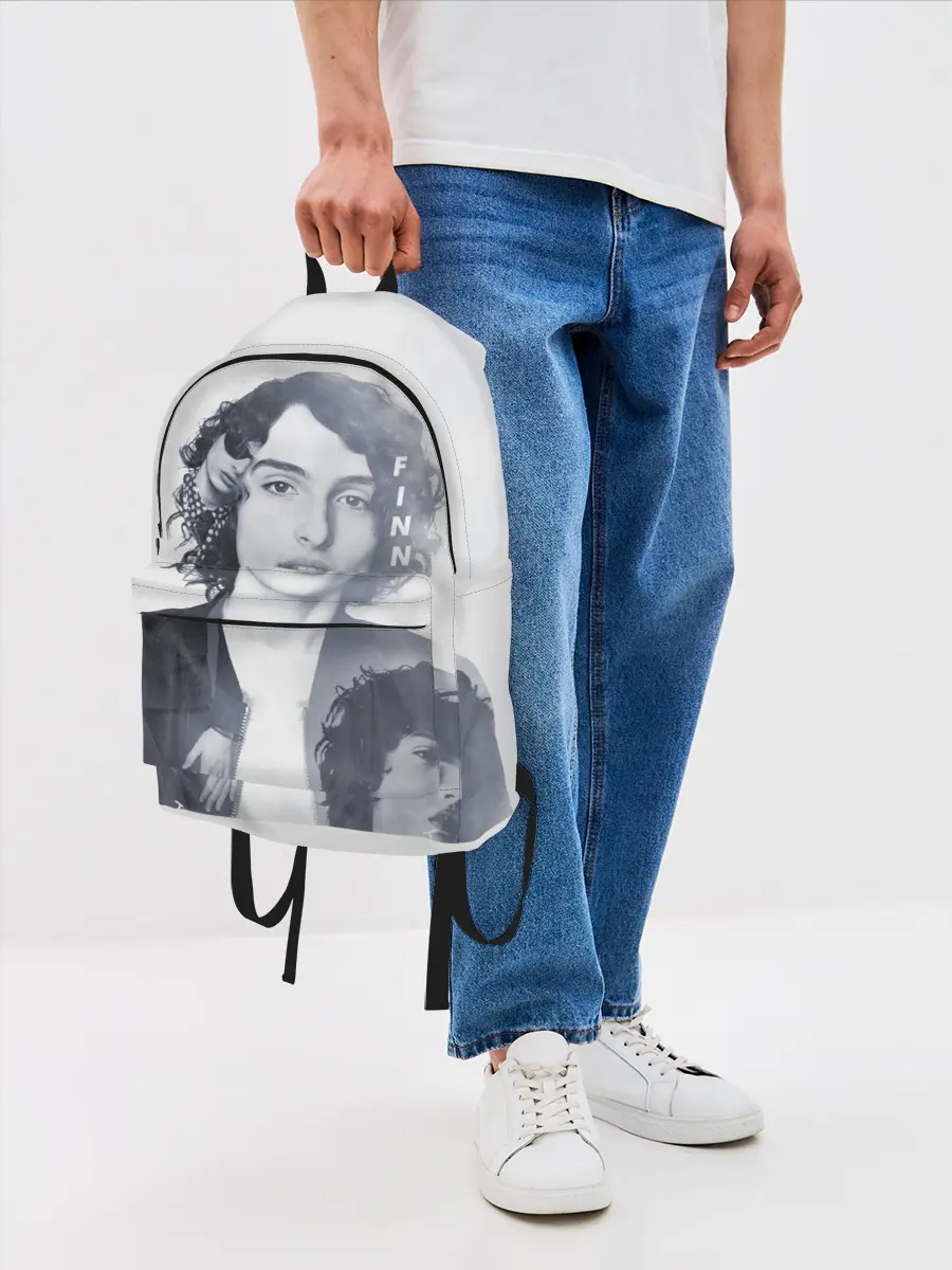 Рюкзак джинсовый / Финн Вулфард