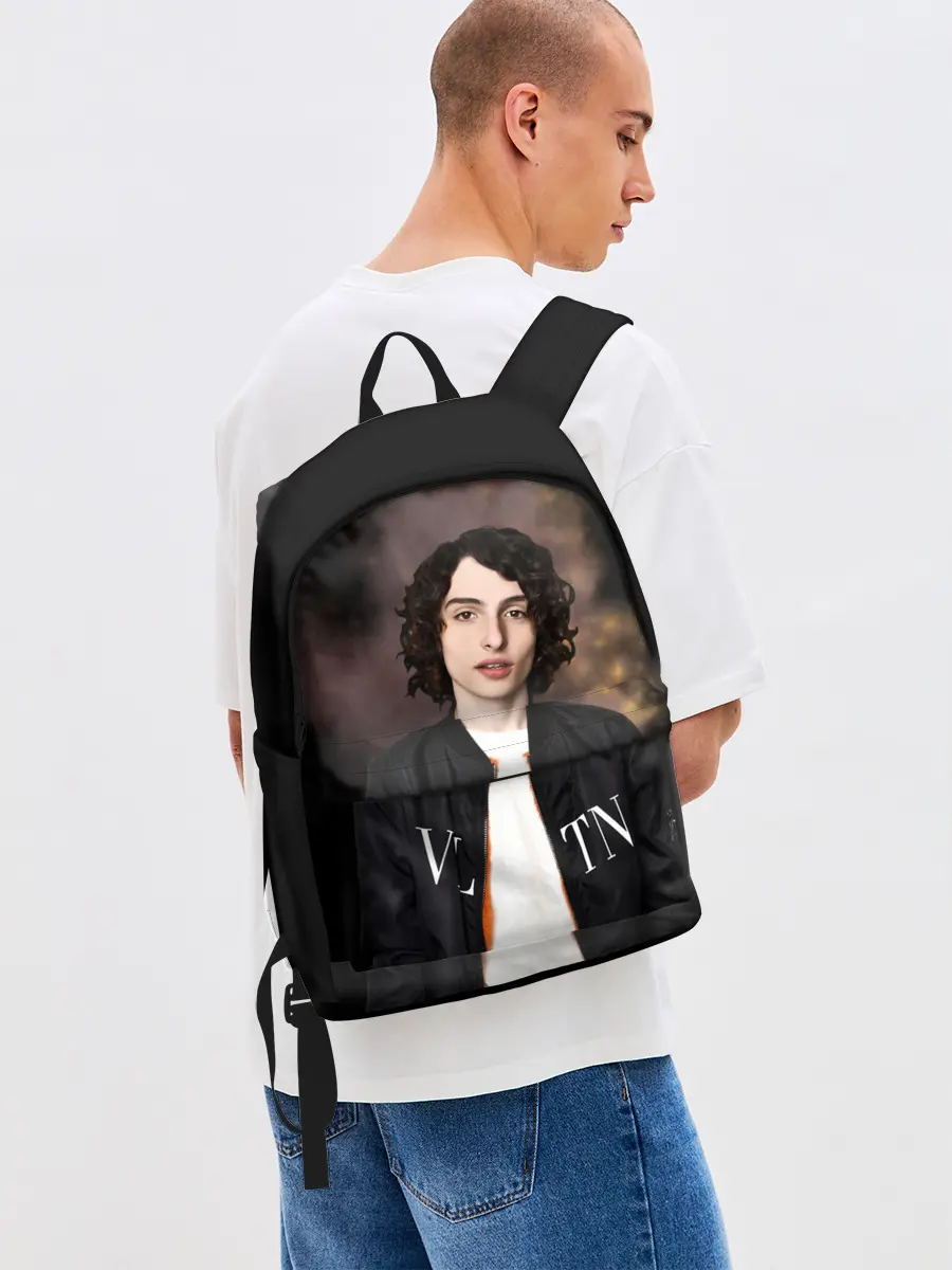 Рюкзак джинсовый / finn wolfhard