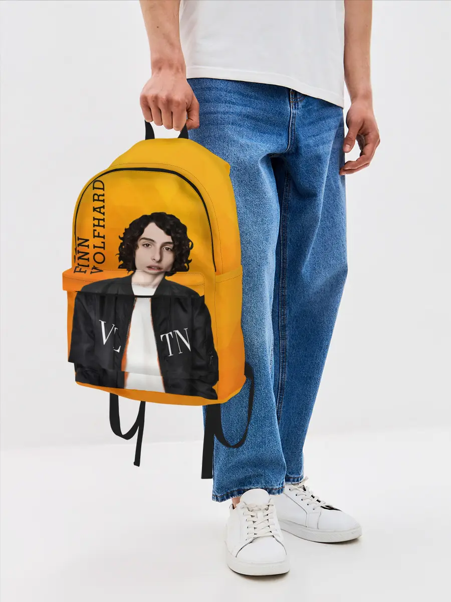 Рюкзак джинсовый / finn wolfhard