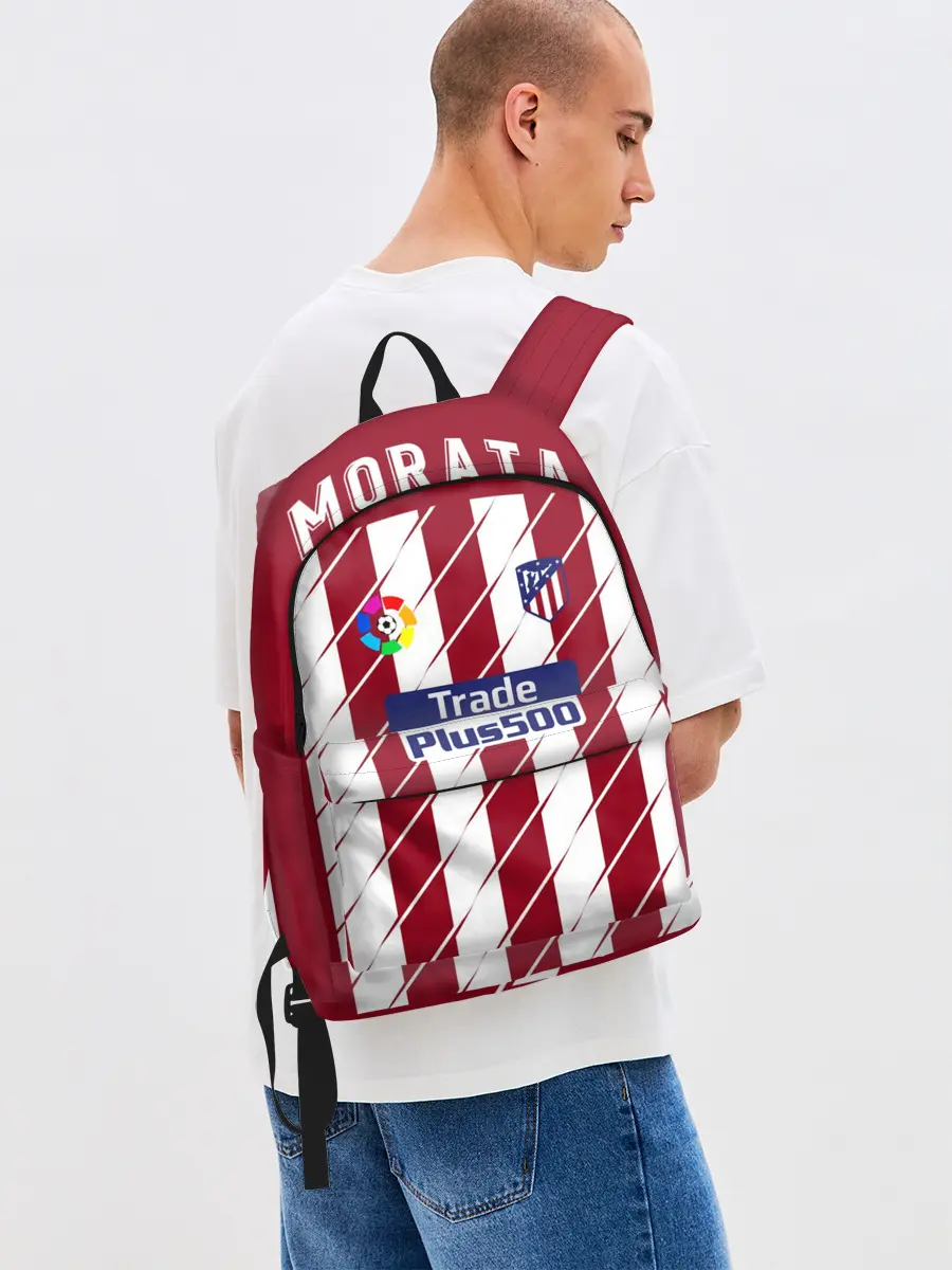 Рюкзак джинсовый / Альваро Мората Атлетико