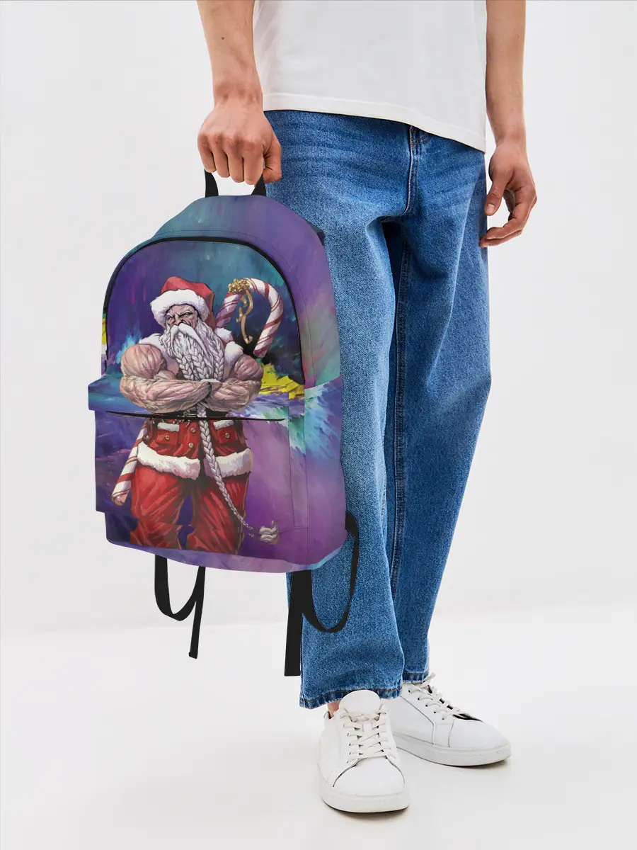 Рюкзак джинсовый / Крутой дед