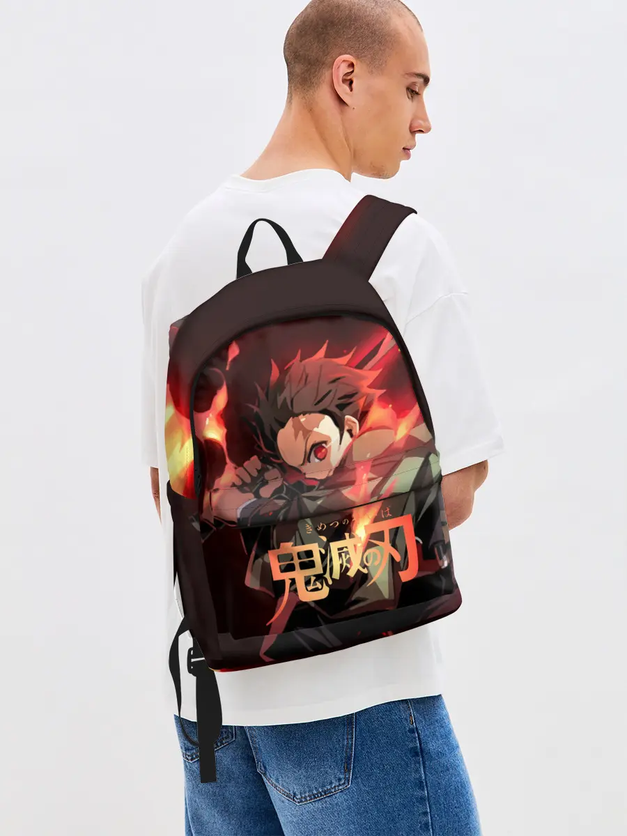 Рюкзак джинсовый / Клинок рассекающий демонов