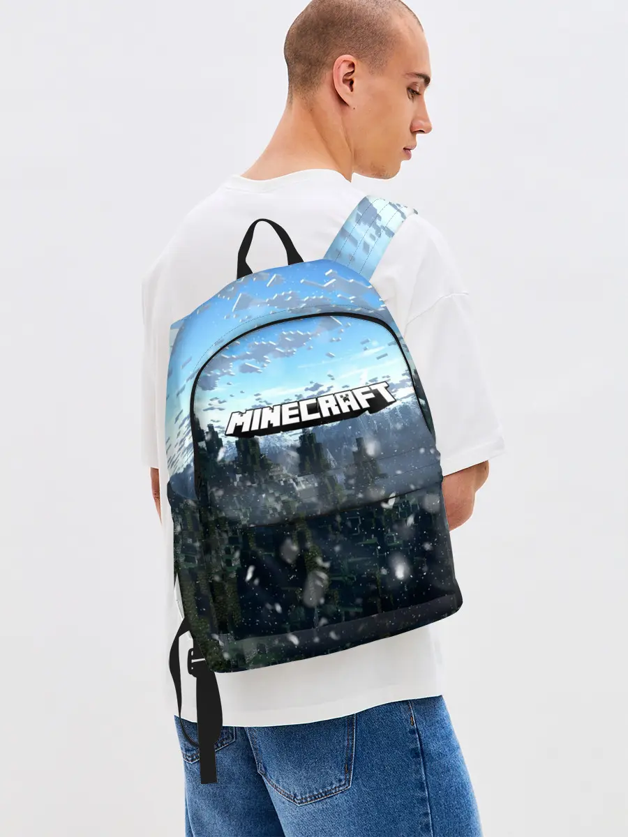 Рюкзак джинсовый / Minecraft / Майнкрафт