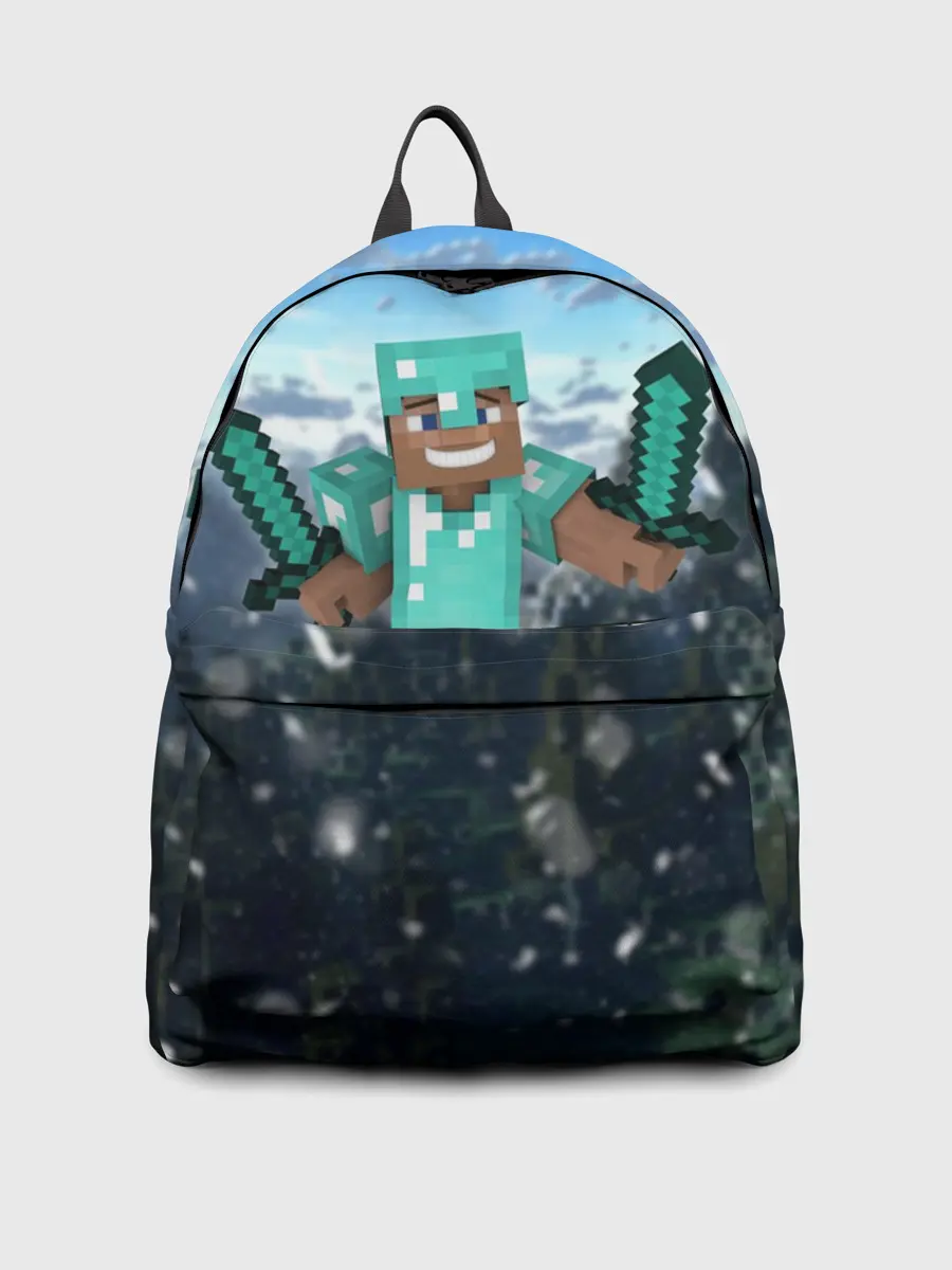 Рюкзак джинсовый / Minecraft / Майнкрафт