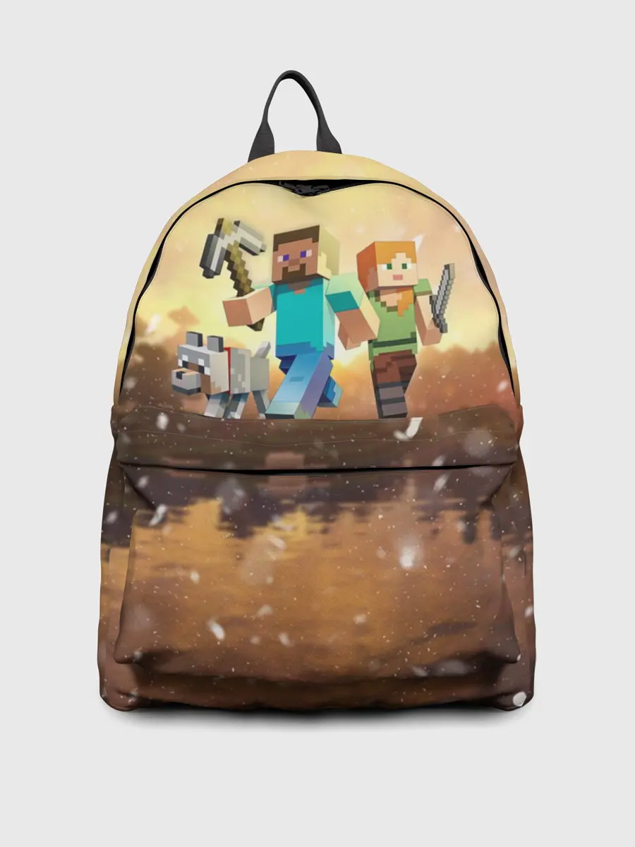 Рюкзак джинсовый / Minecraft / Майнкрафт