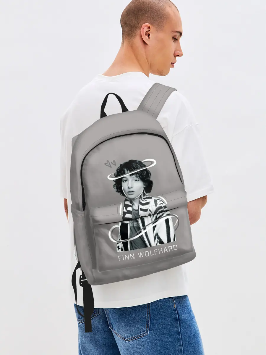 Рюкзак джинсовый / finn wolfhard