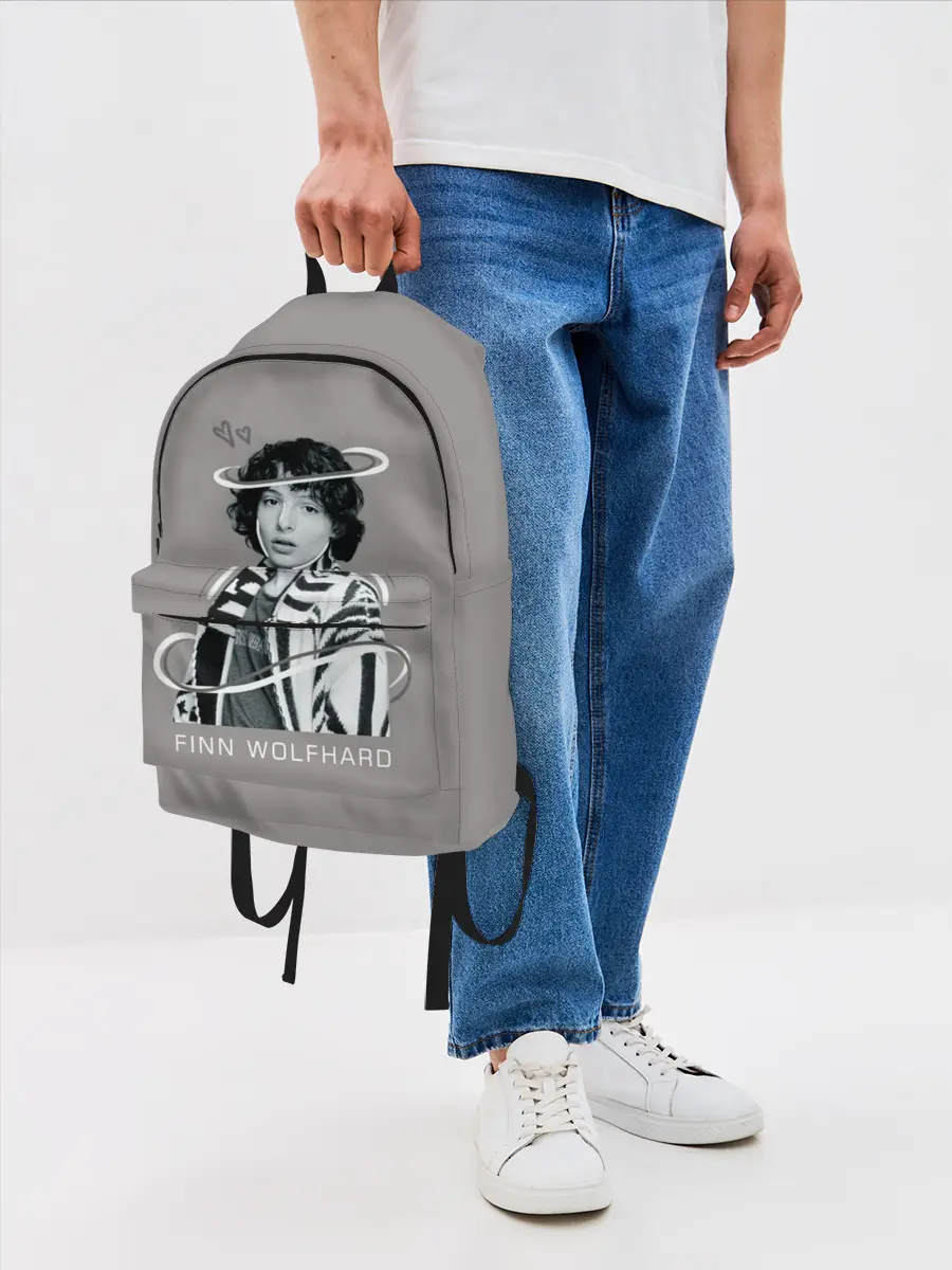 Рюкзак джинсовый / finn wolfhard