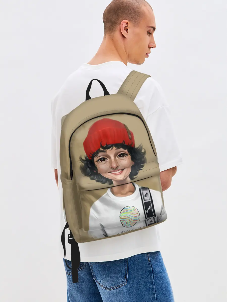 Рюкзак джинсовый / finn wolfhard