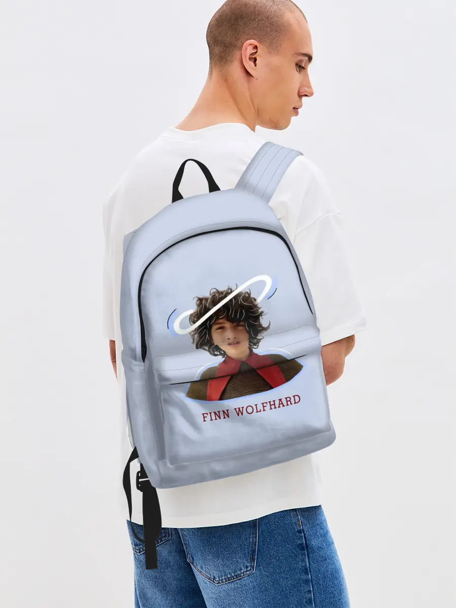 Рюкзак джинсовый / finn wolfhard