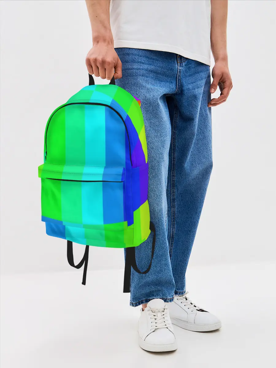 Рюкзак джинсовый / MAKE LOVE, NOT WAR