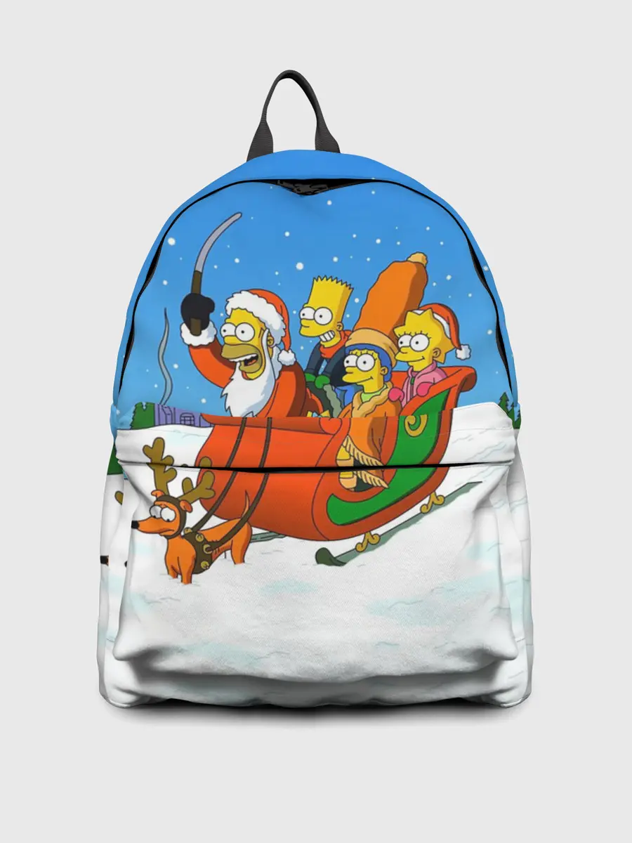 Рюкзак джинсовый / Simpsons New Year