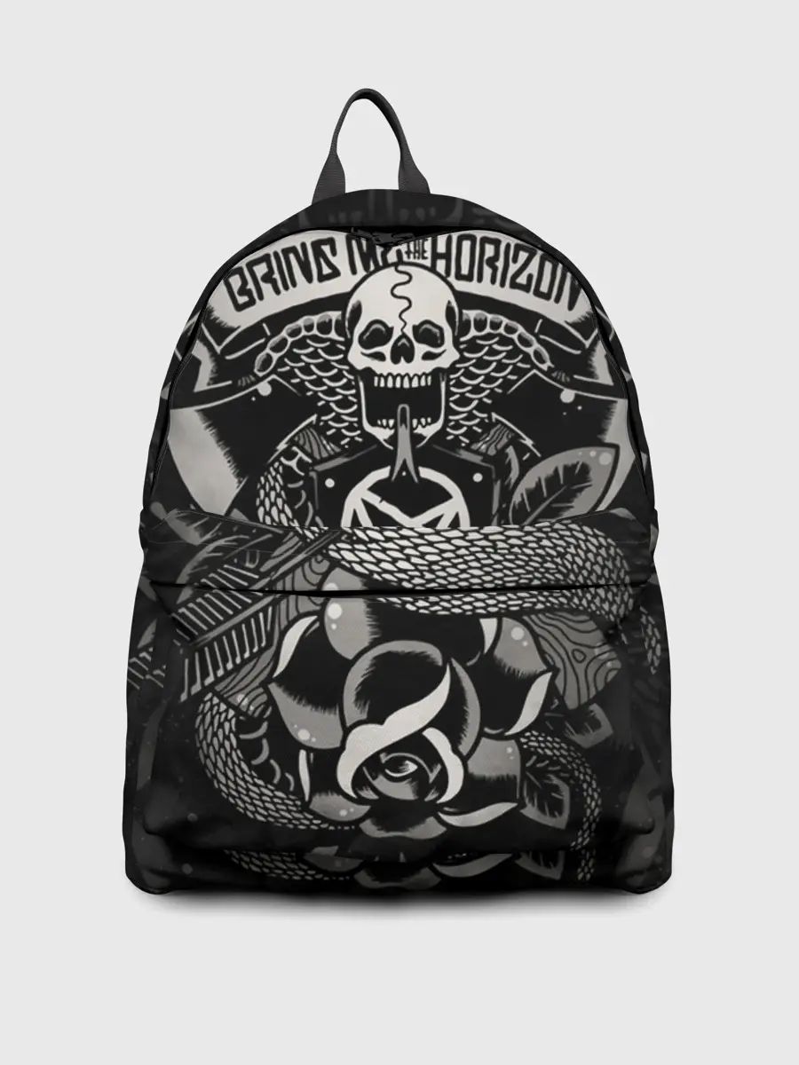 Рюкзак джинсовый / Bring Me the Horizon