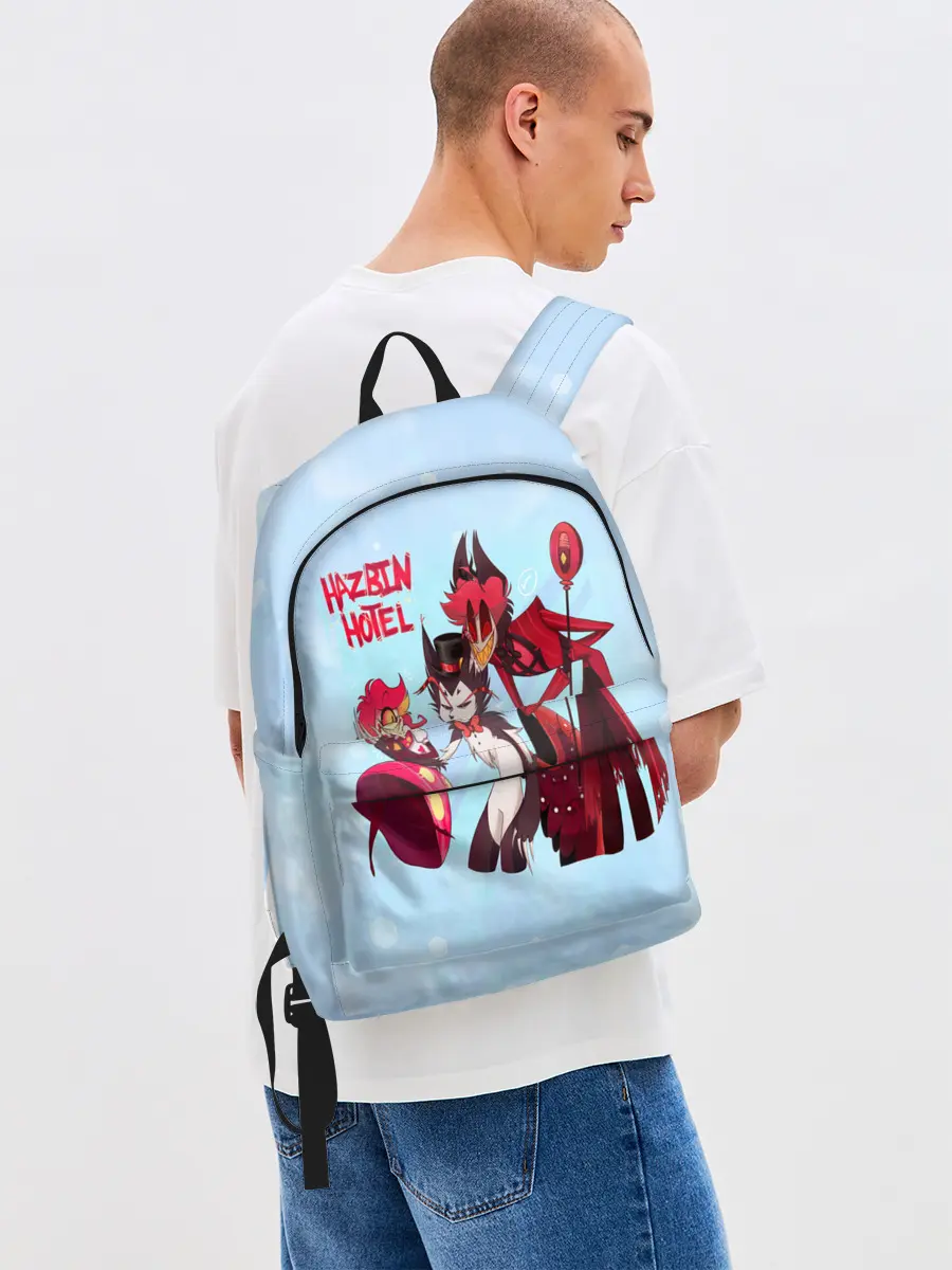 Рюкзак джинсовый / Отель хазбин