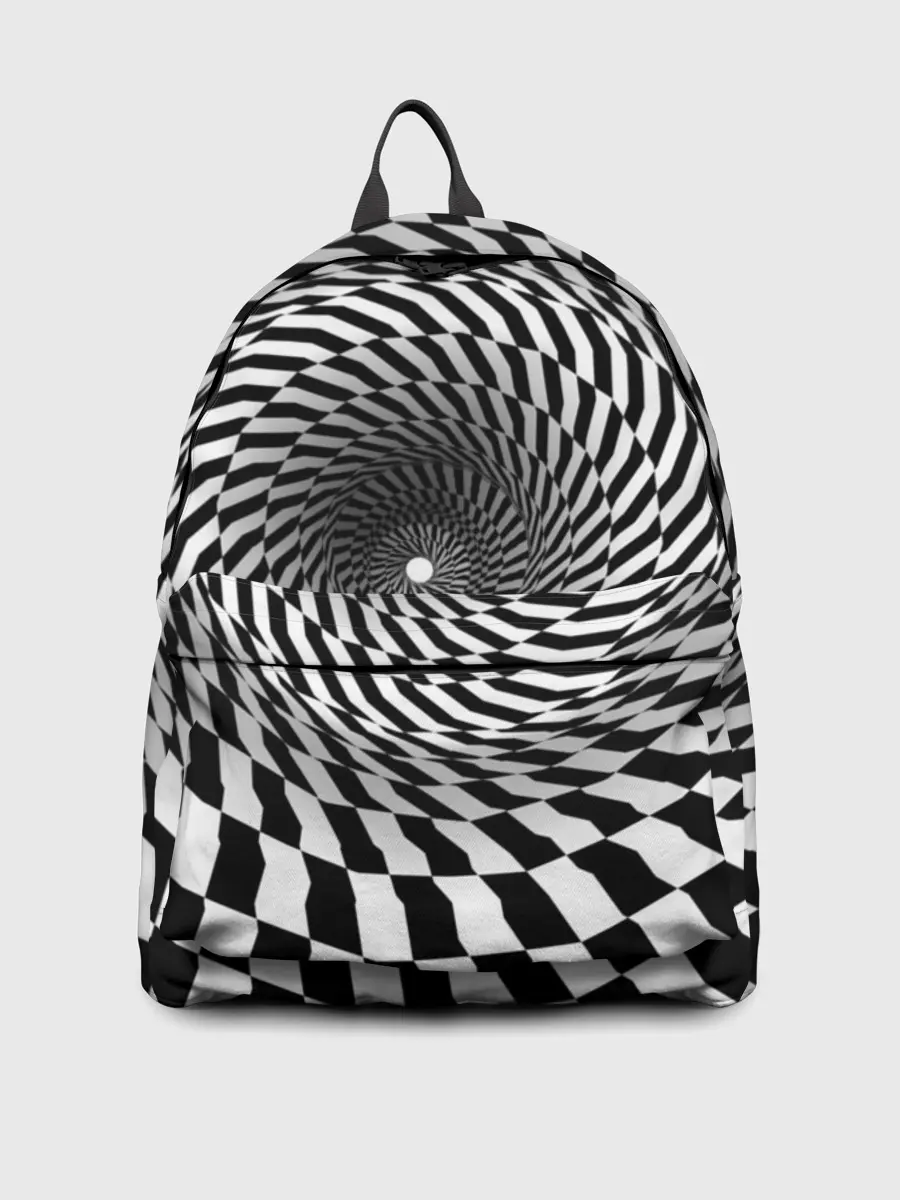 Рюкзак джинсовый / Оптические квадраты