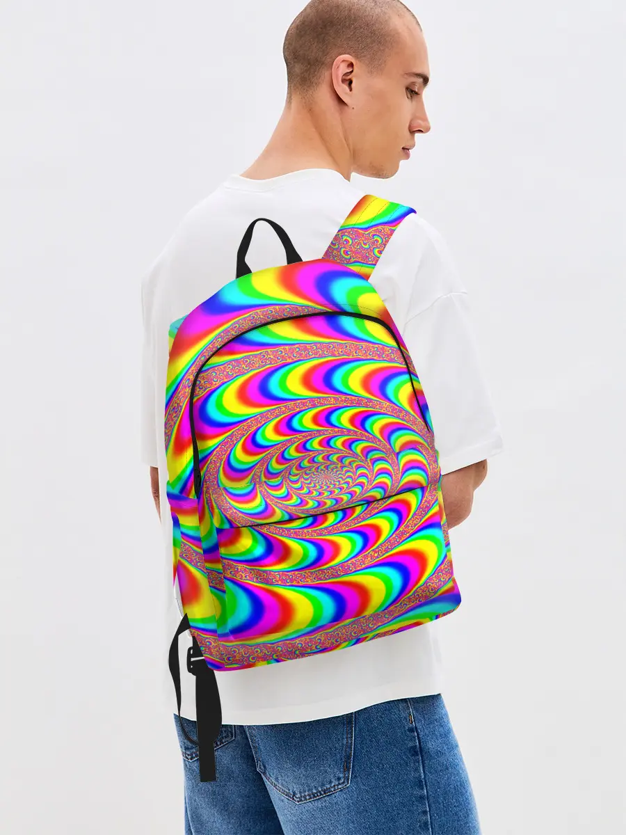 Рюкзак джинсовый / Оптическая текстура