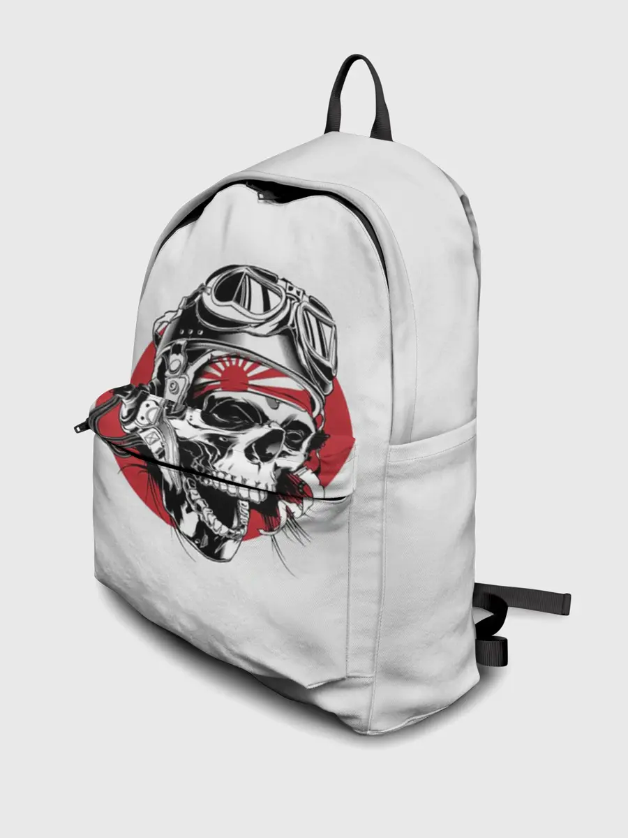 Рюкзак джинсовый / Череп