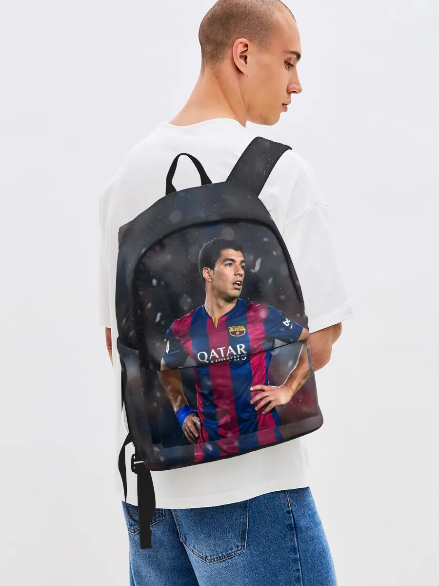 Рюкзак джинсовый / Луис Суарес